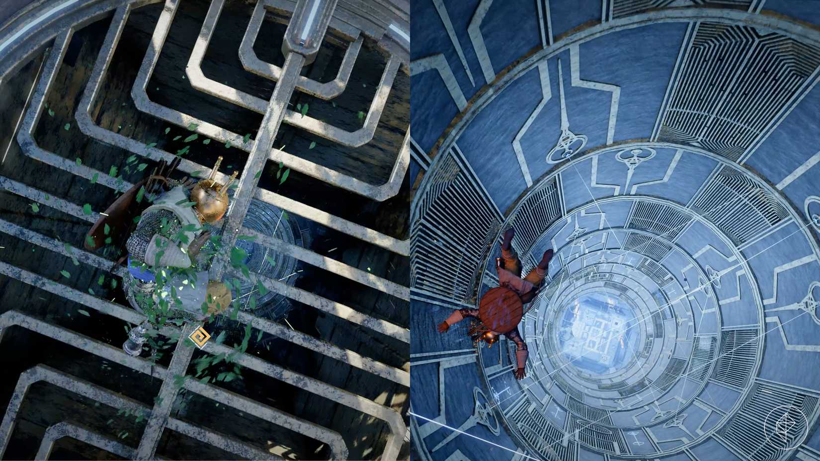 Kliff opens a doorway to the Root's End Abyss puzzle in Crimson Desert.