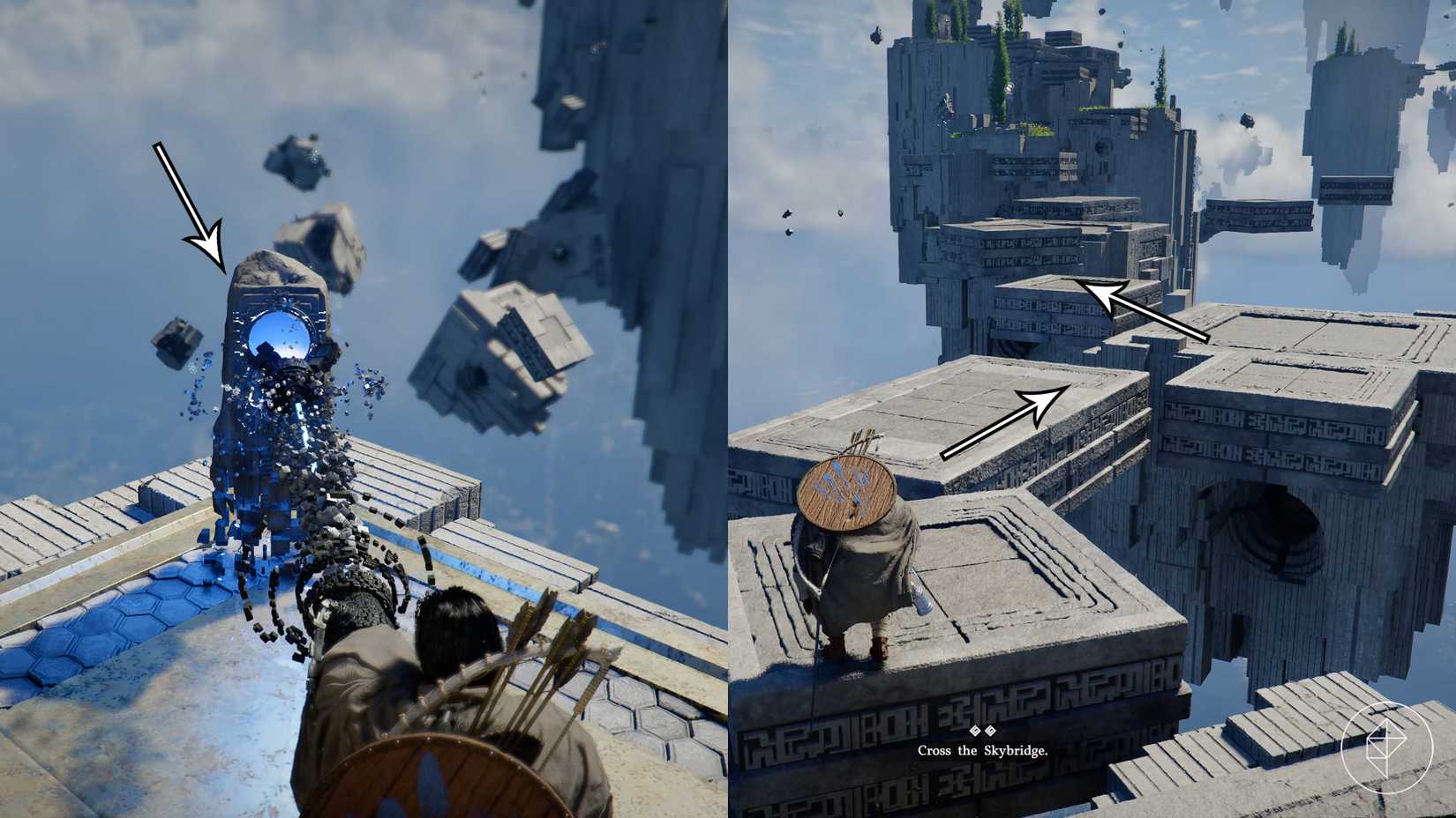 Kliff activates the Ethereal Pathway in Crimson Desert using his Axiom Force ability.