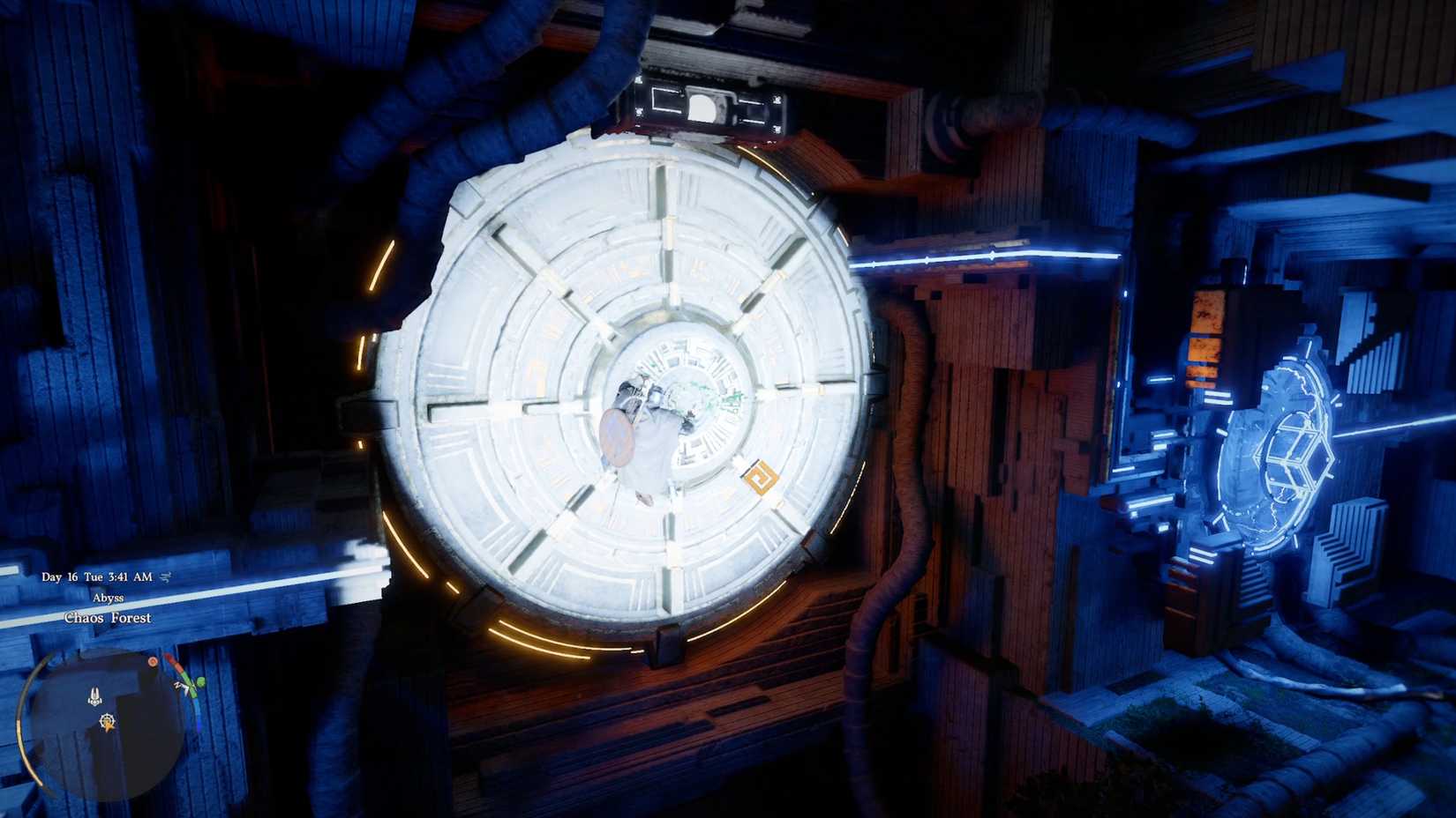 Kliff punching a door so it opens in Crimson Desert