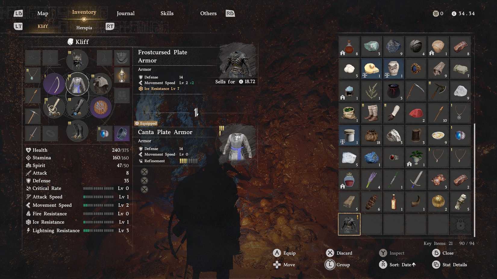 The Frostcursed Plate armor in Crimson Desert