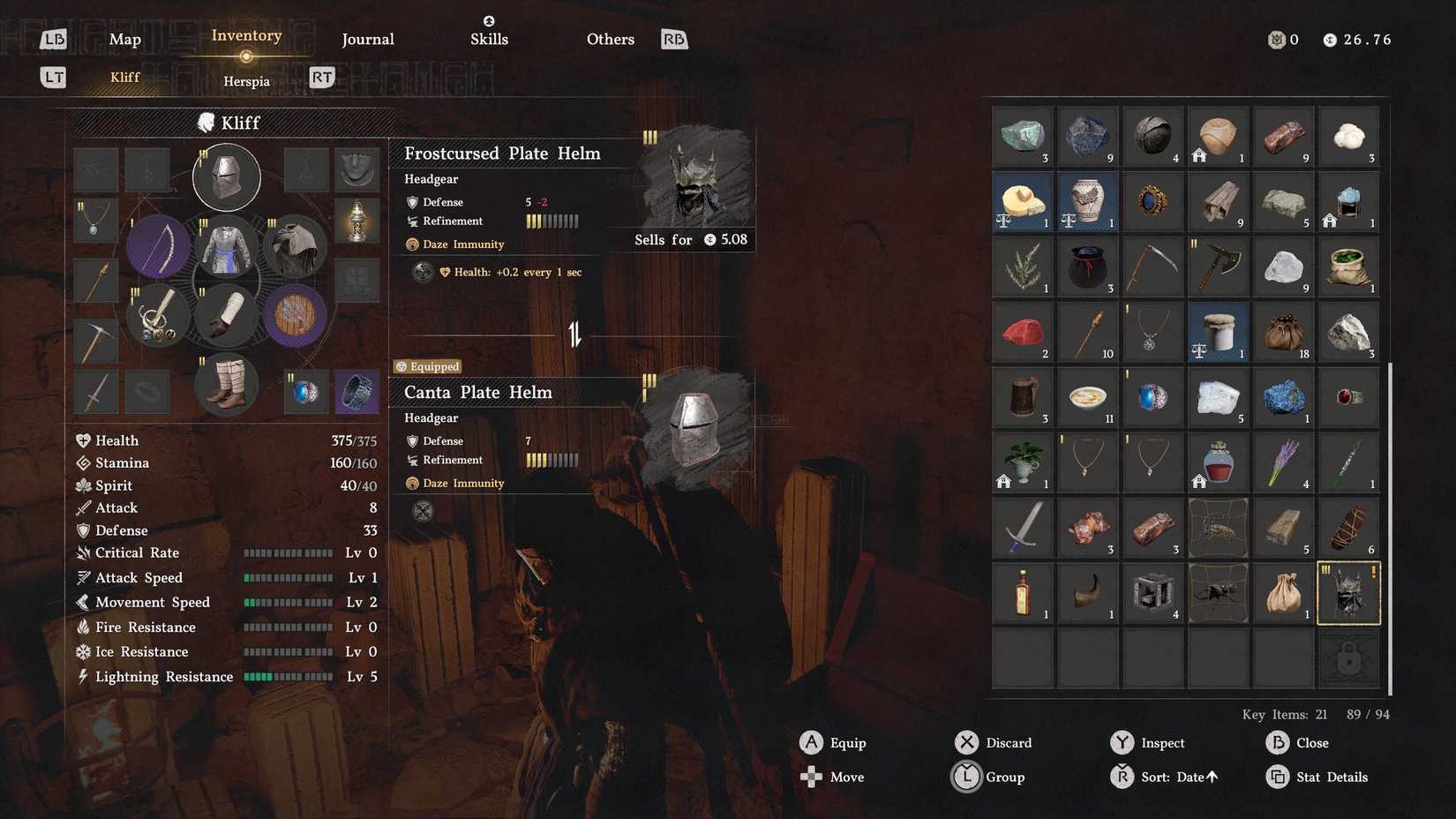 The Frostcursed Plate helm in Crimson Desert