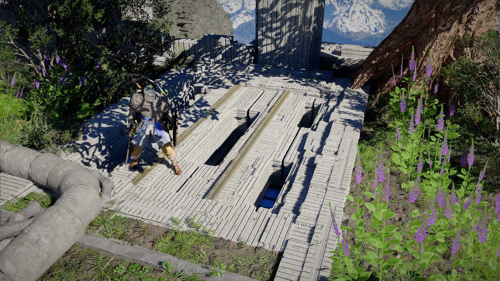 The second part of an Axiom Force puzzle in Crimson Desert