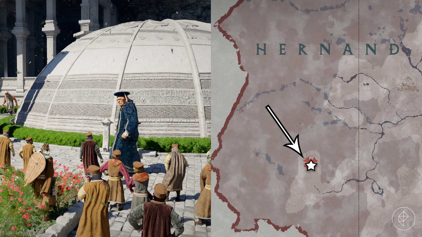 The Scholastone puzzle location in Crimson Desert.