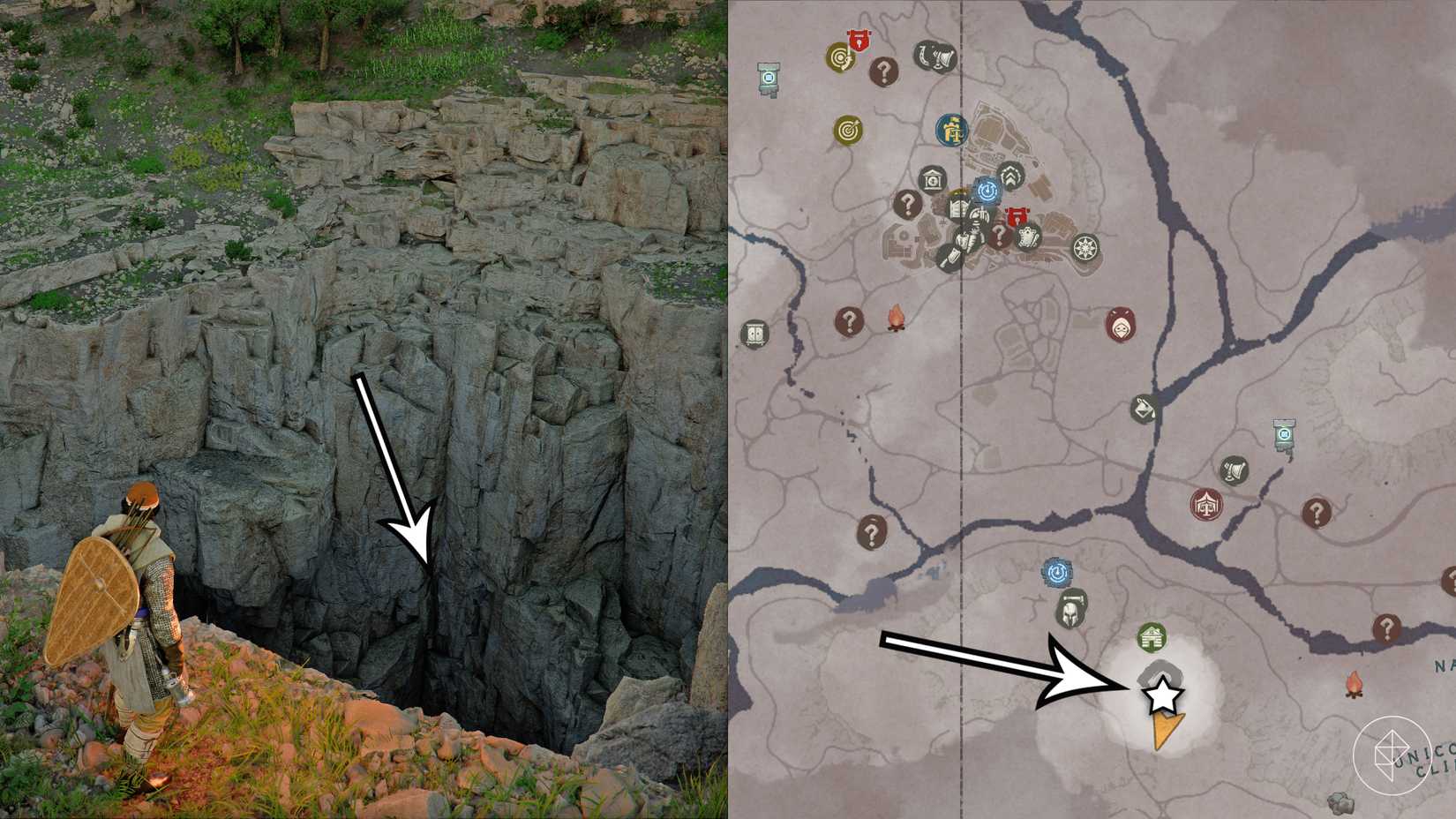 The entrance to the Dragon's Stone Chamber Ruins puzzle in Crimson Desert.