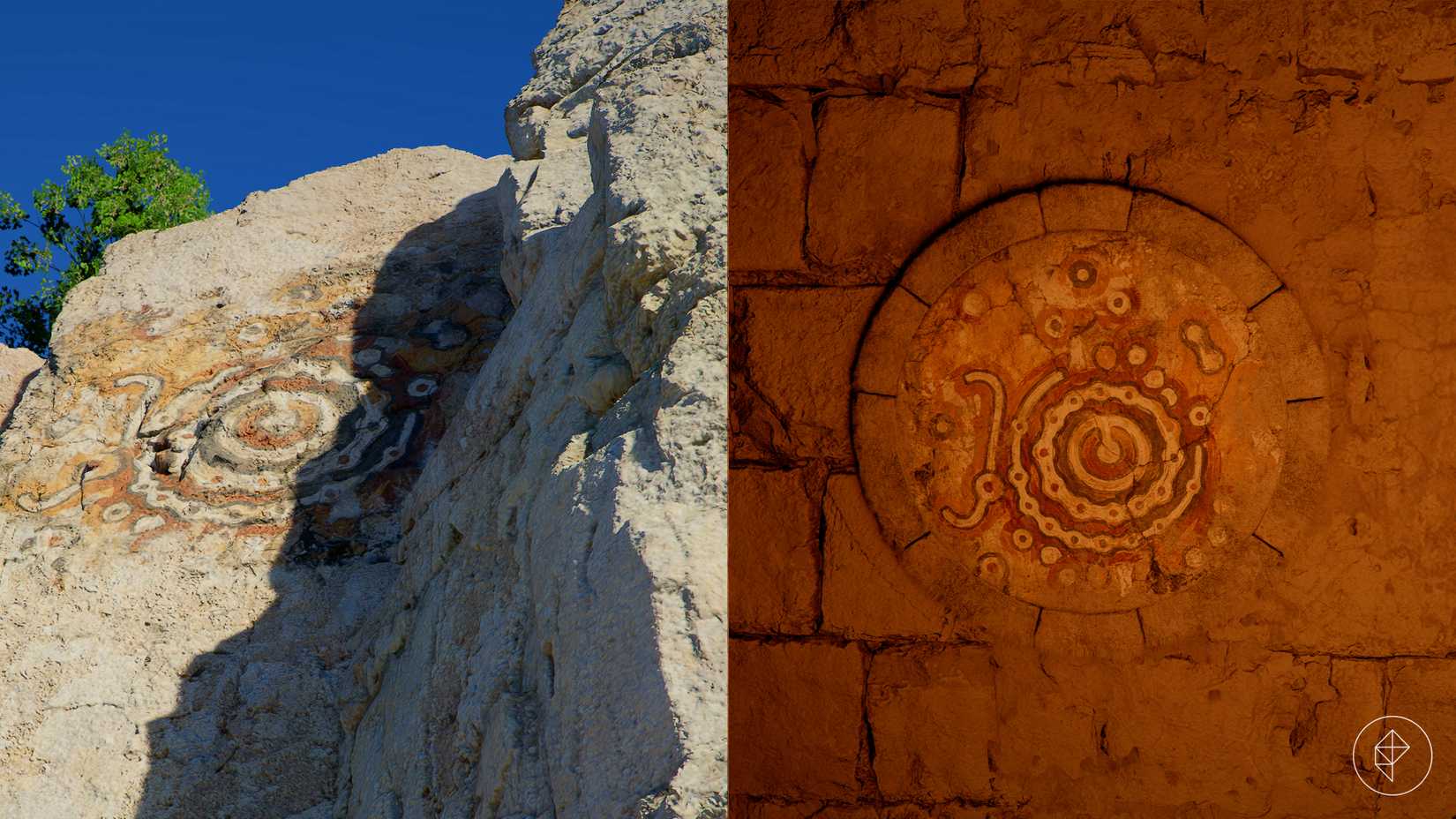 One of the Dragon's Stone Chamber Ruins puzzle patterns in Crimson Desert.