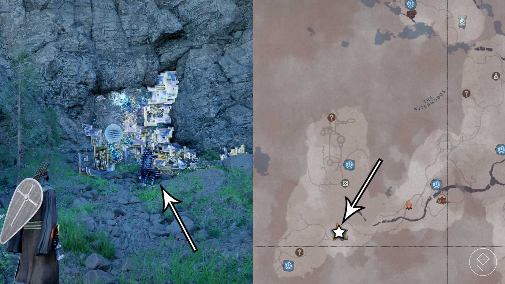 The Focused Force Palm skill location in Crimson Desert.