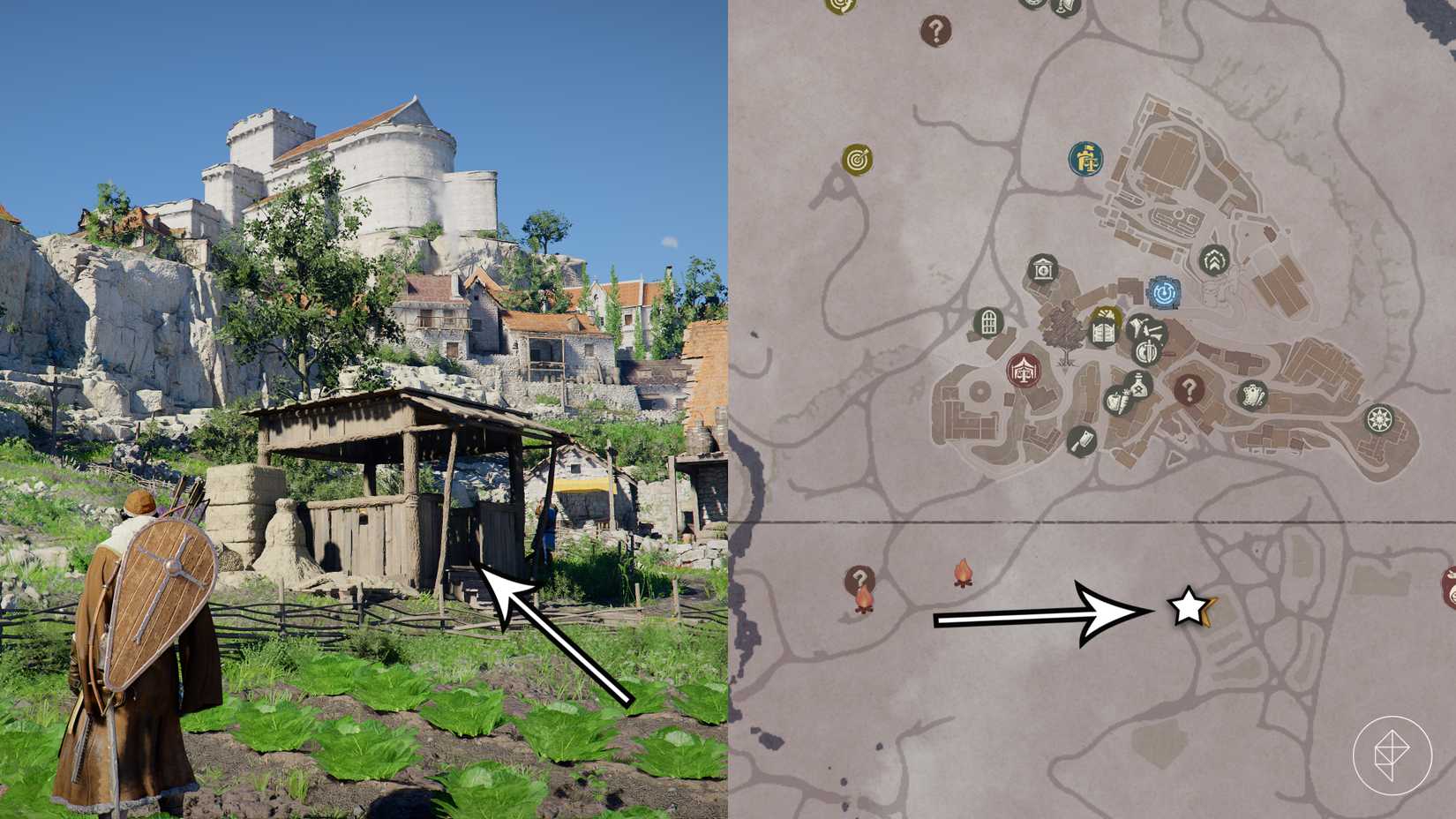 The abyss transporter location in Crimson Desert.