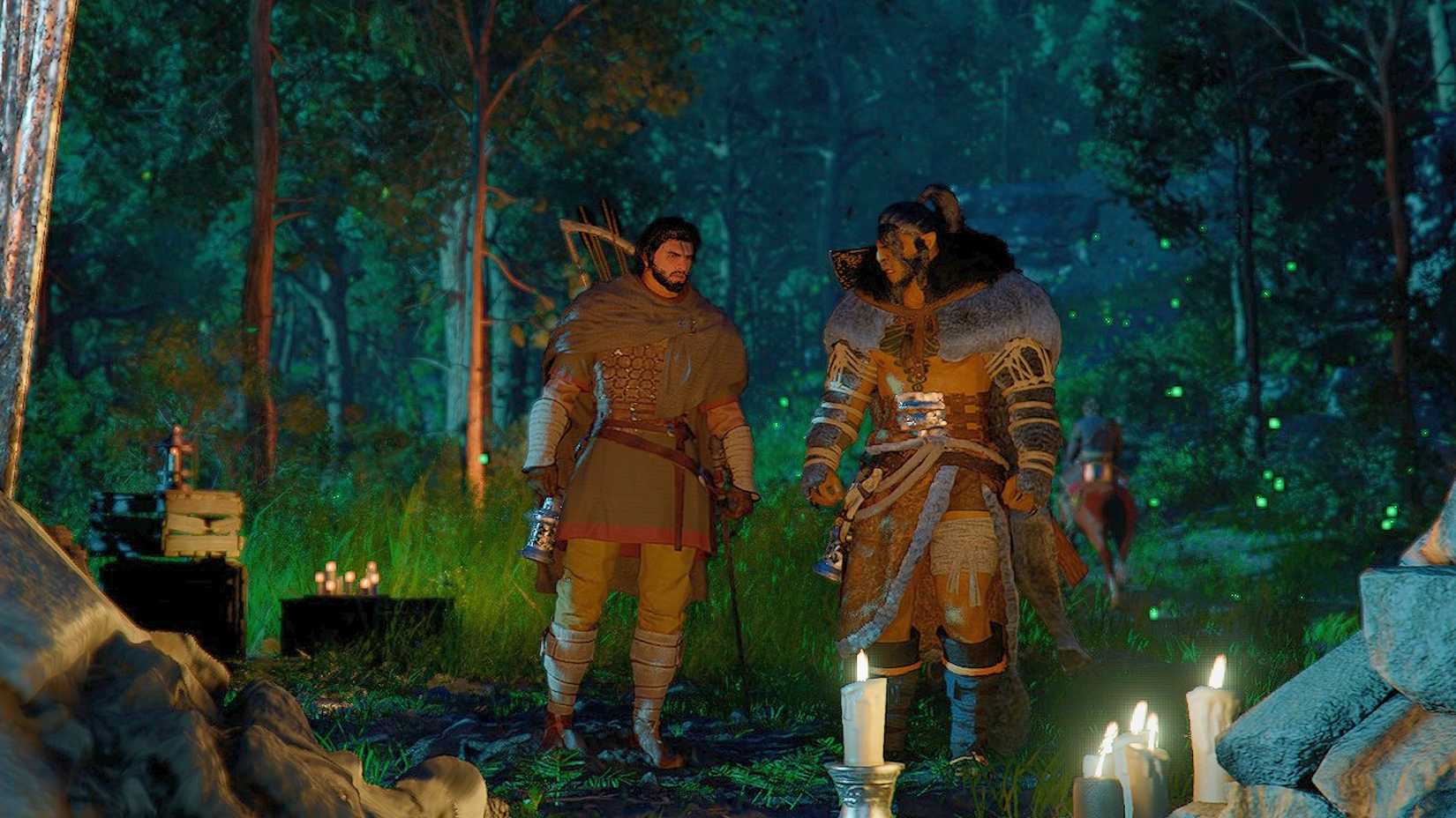 Kliff and Oongka at the start of Crimson Desert