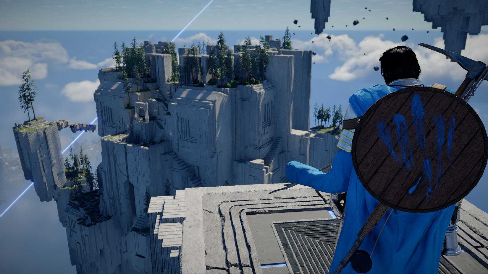 A Crimson Desert screenshot showing Kliff in the abyss