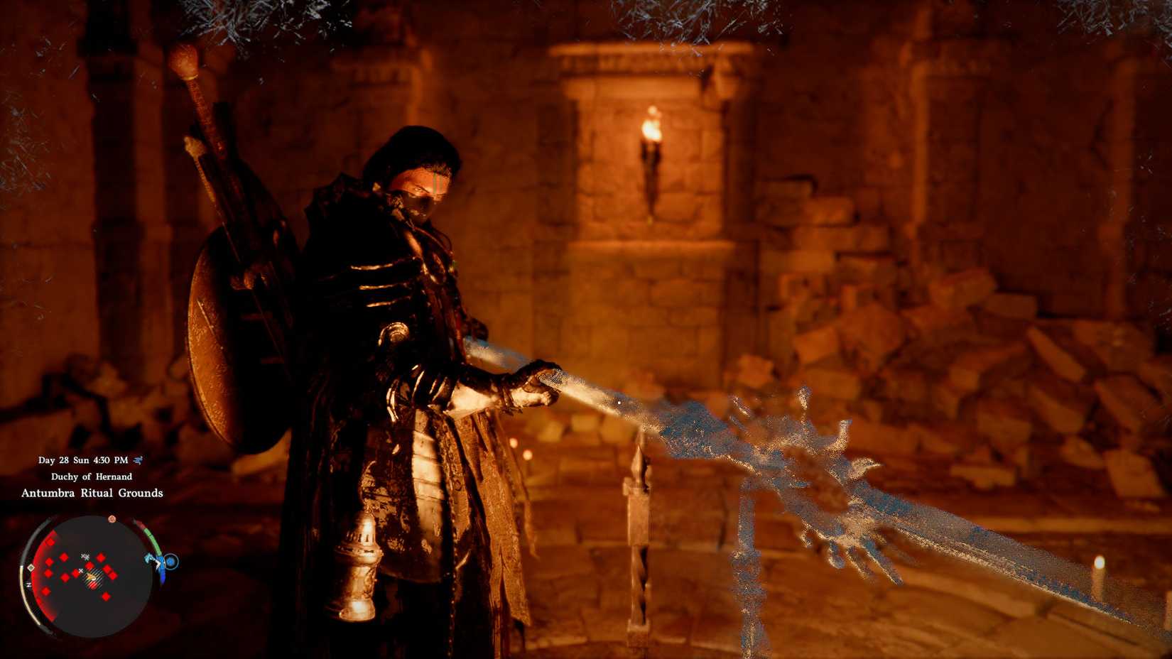 A Crimson Desert screenshot showing Kliif holding the Soul Spear