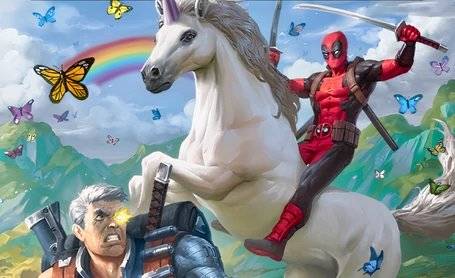 MTG Deadpool Secret Lair drop includes Sol Ring, Lightning Bolt, and more