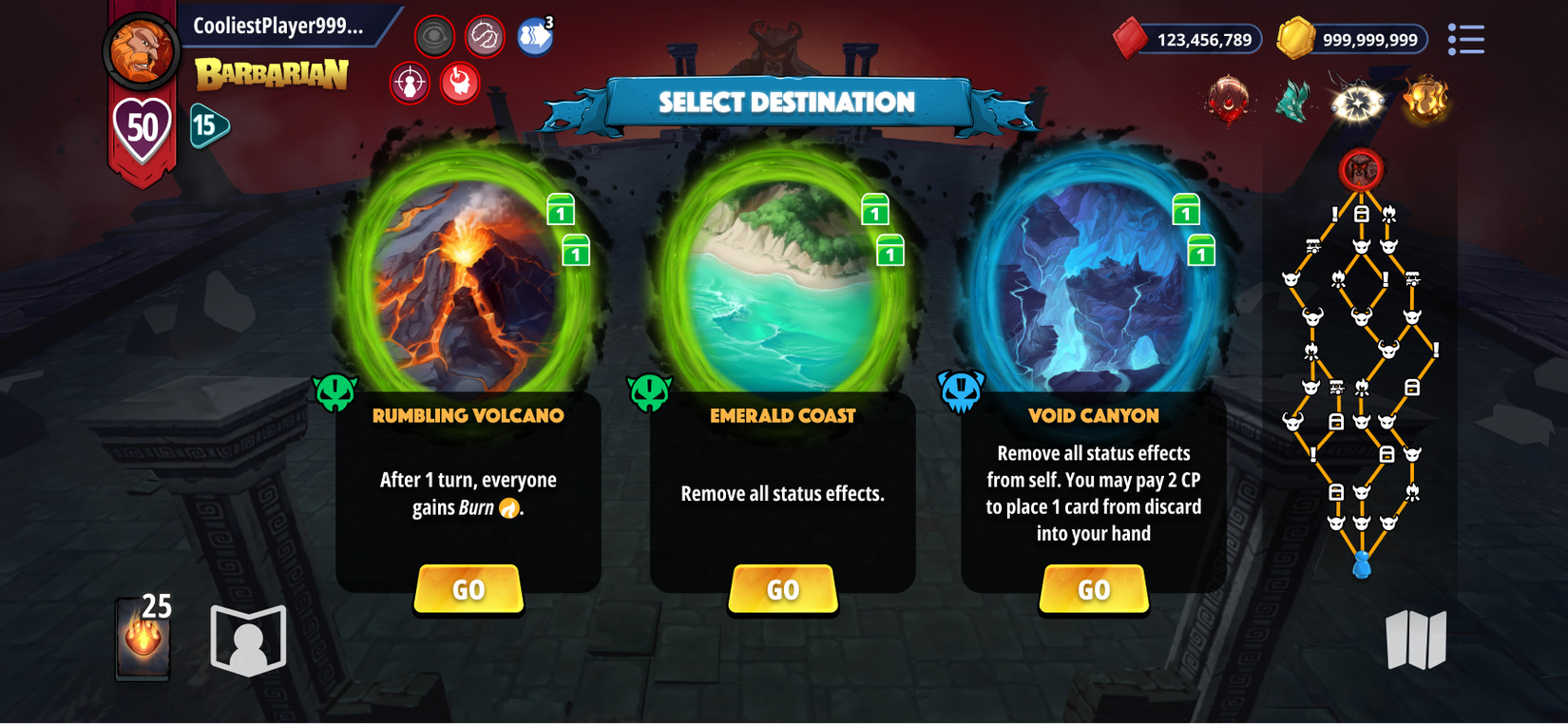 A trio of upgrades appears in Dice Throne Digital.