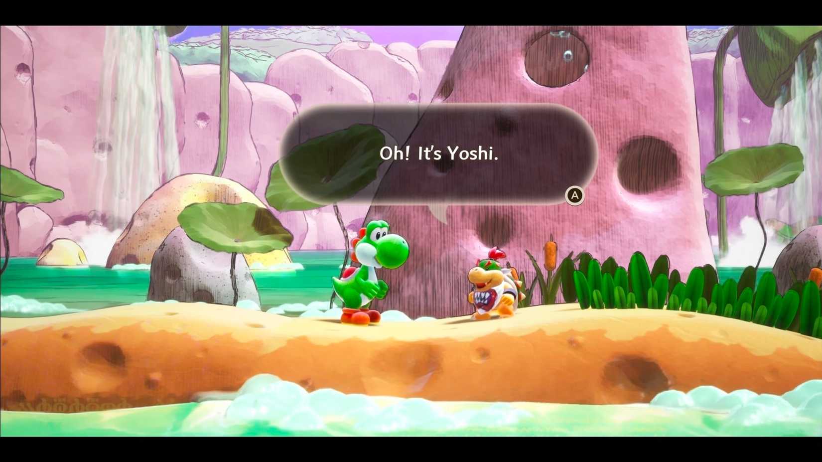 Yoshi and the Mysterious Book gameplay screenshot