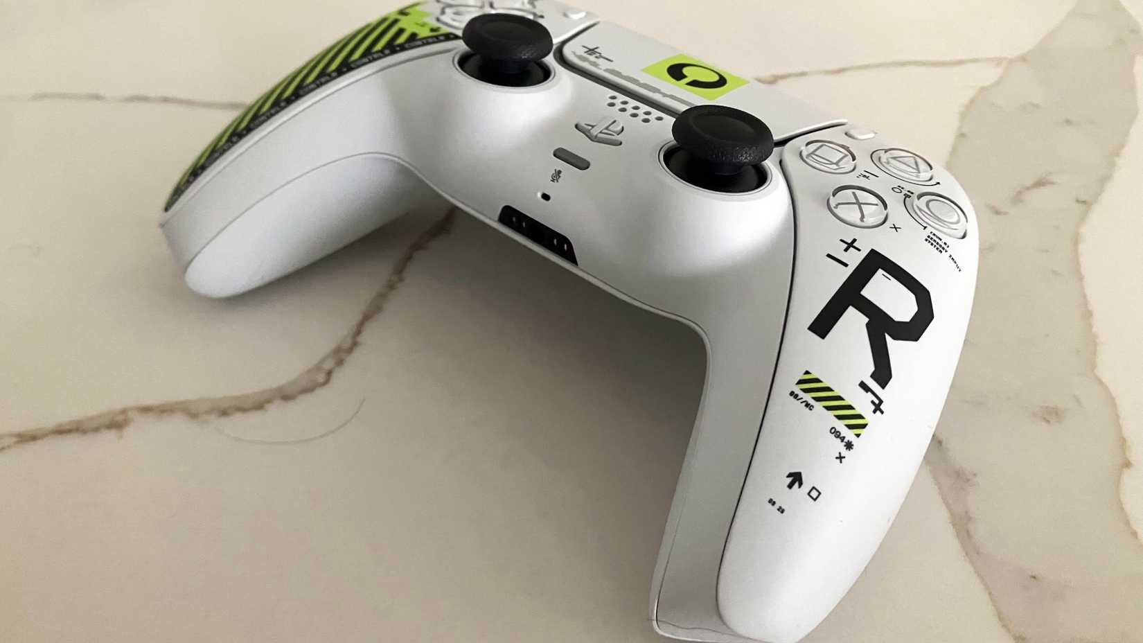 The Marathon PS5 controller against a white background