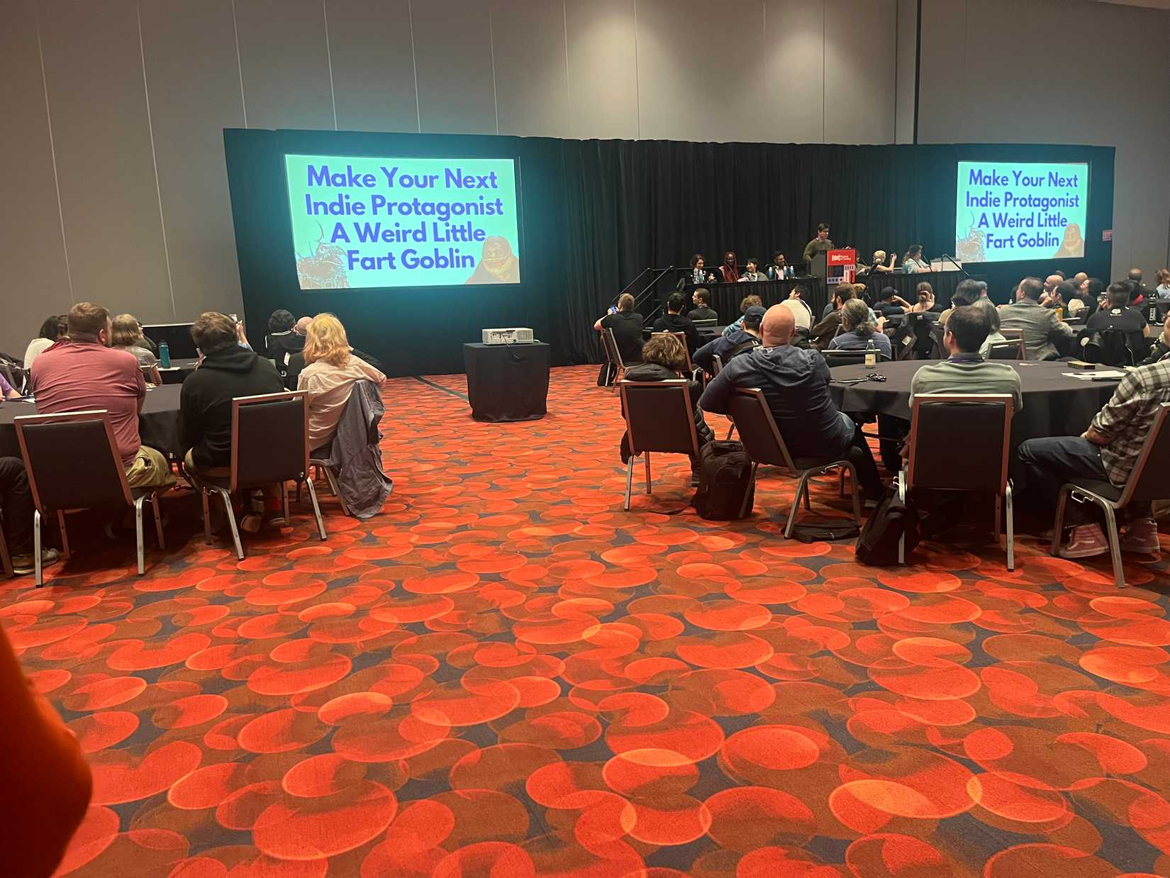 A slide at the GDC 2026 Indie Soapbox panel, where one developer argued about the importance of making ugly video game characters.