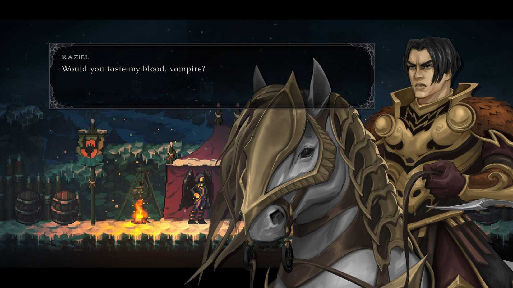 A character portrait of Raziel in Legacy of Kain: Ascendance