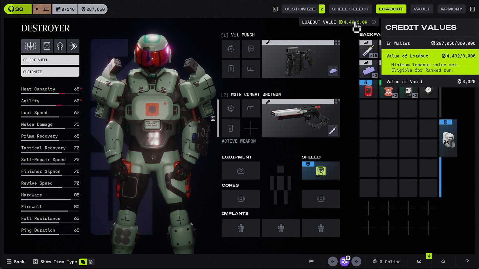 marathon ranked loadout