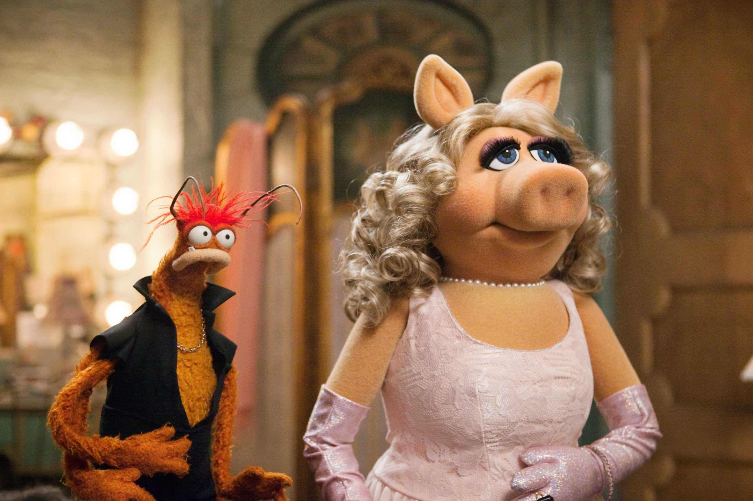 Pepe with Miss Piggy