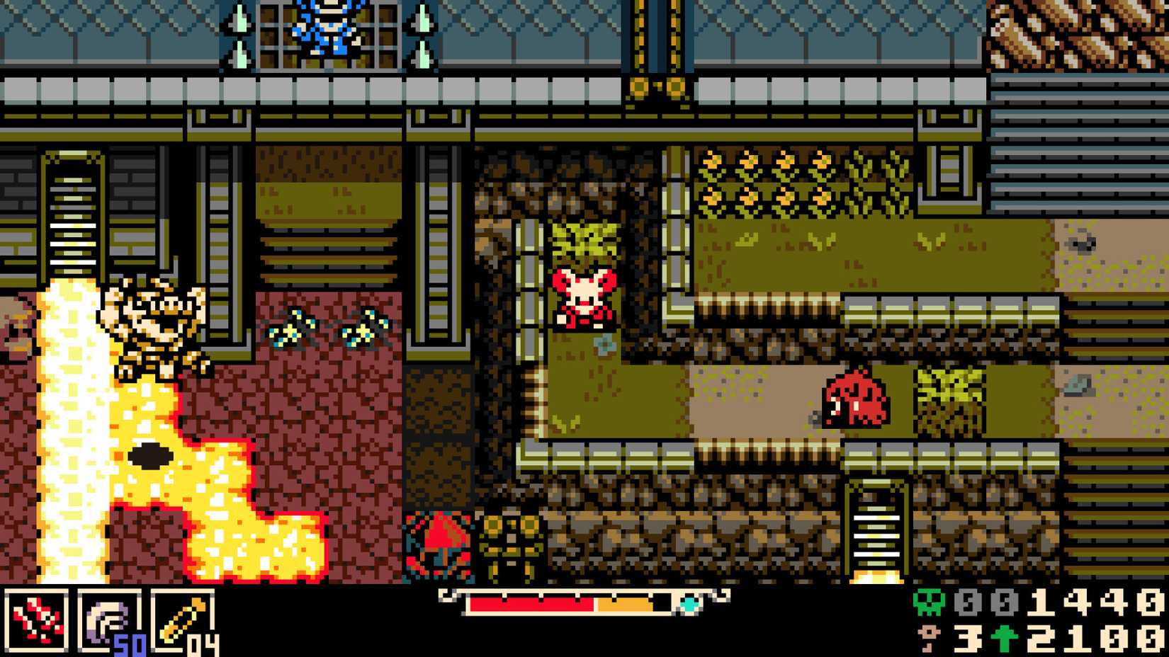 Mina explores a level in Mina the Hollower.