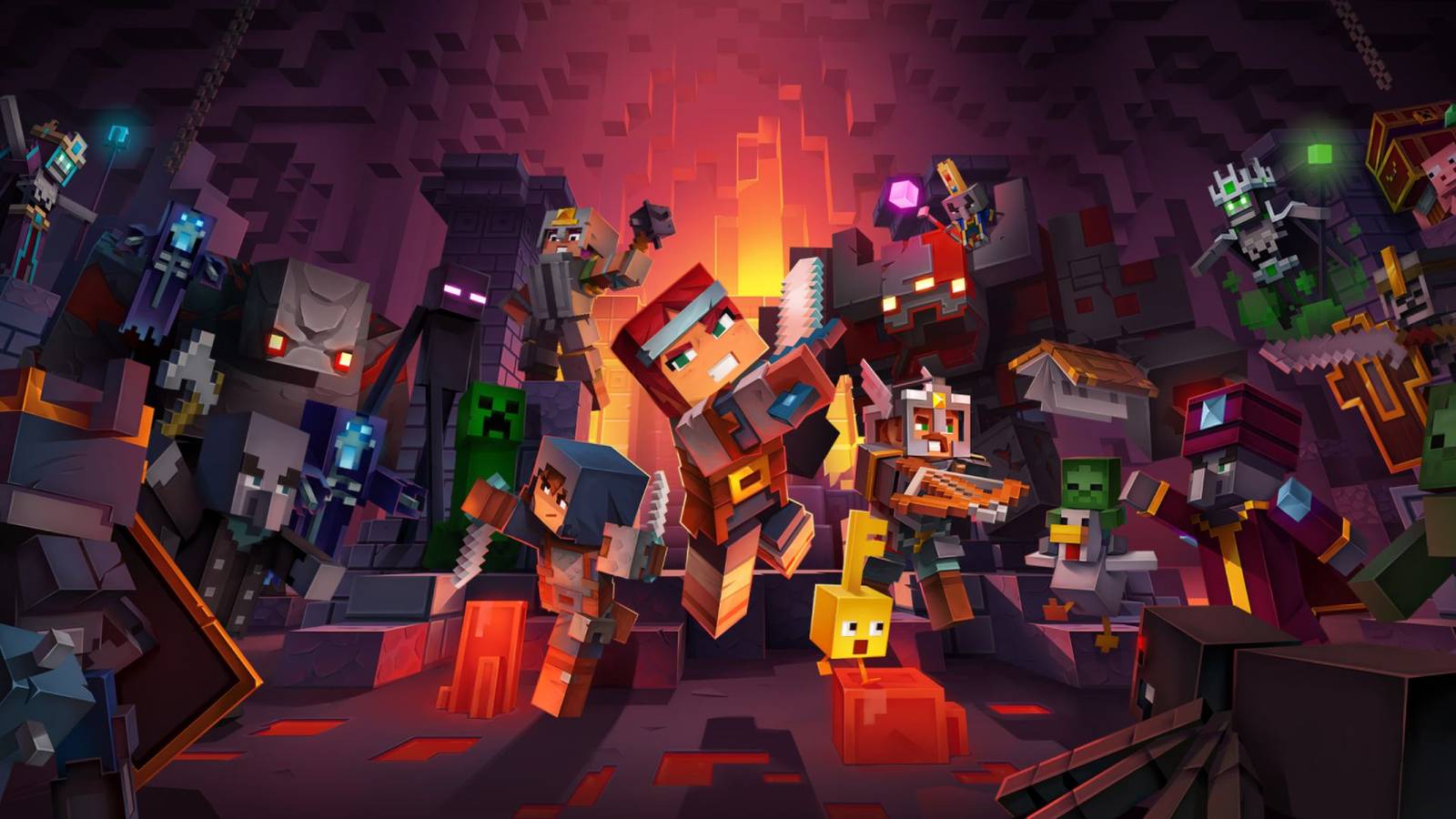Minecraft Gathering Minecraft Dungeons 2 announced, plus a Minecraft theme park in the UK