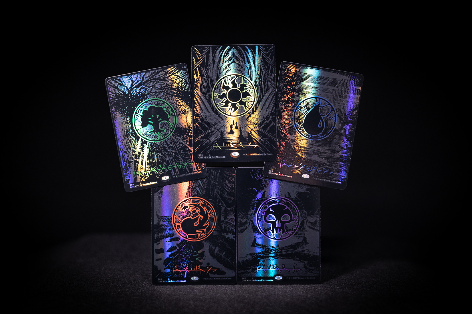 phyrexian oil lands mtg