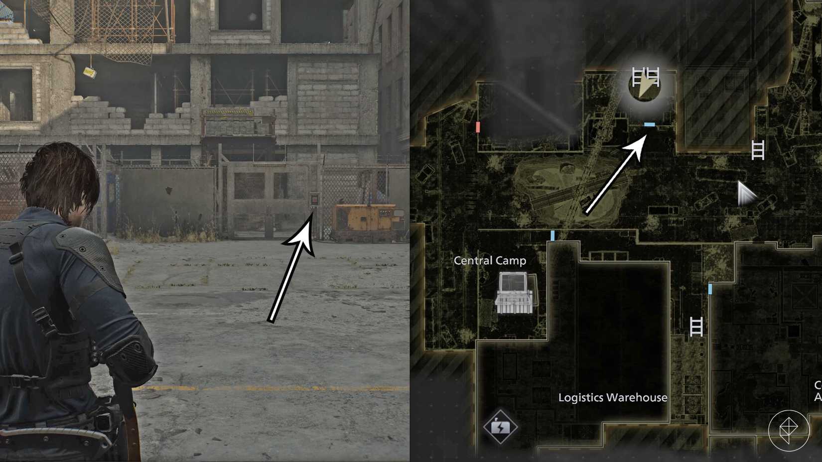 An optional path from East Raccoon City to BSAA container 4 in Resident Evil Requiem.