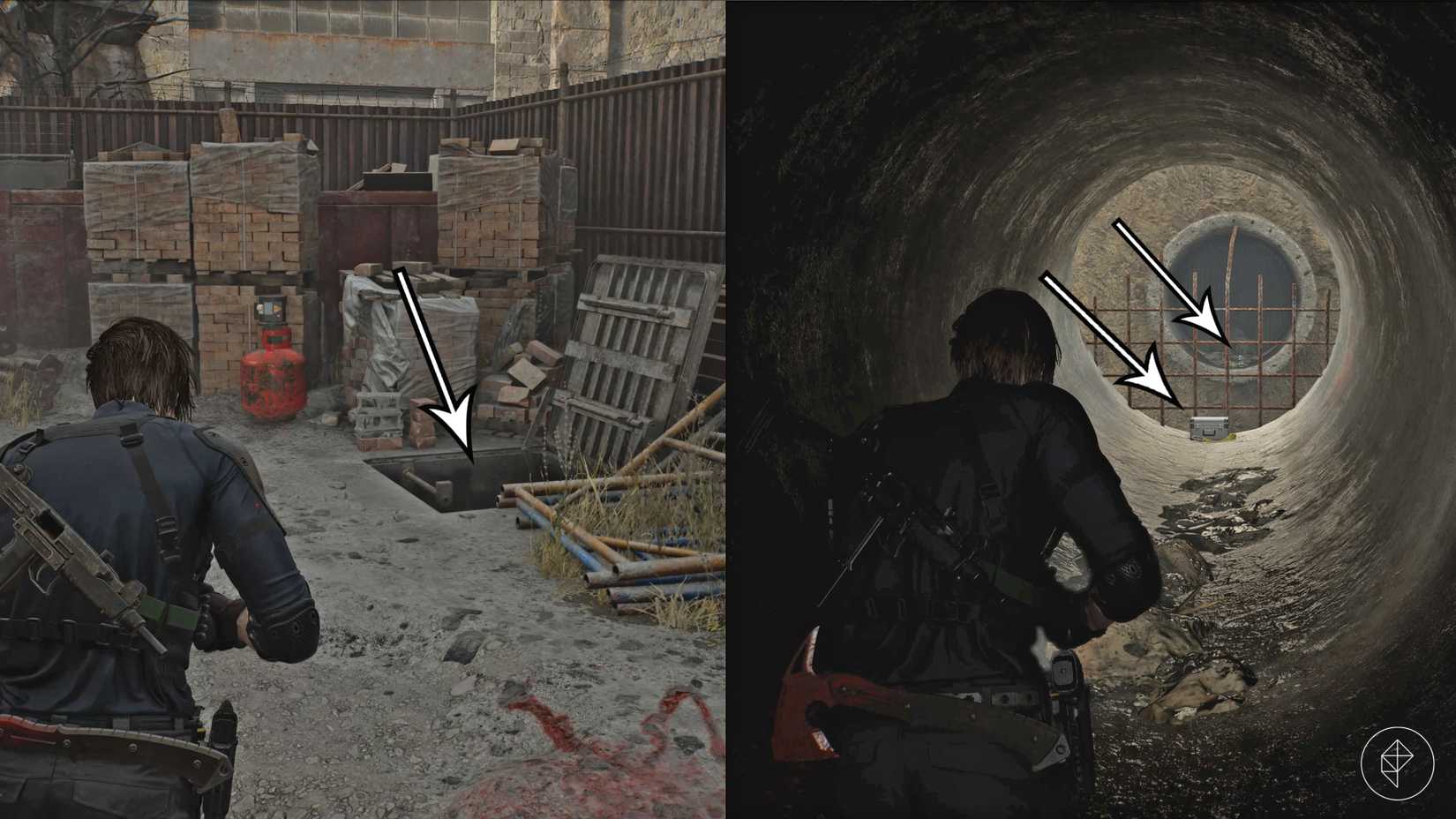 Leon follows the path from East Raccoon City to BSAA container 4 and comes across a Mr. Raccoon statue in Resident Evil Requiem.