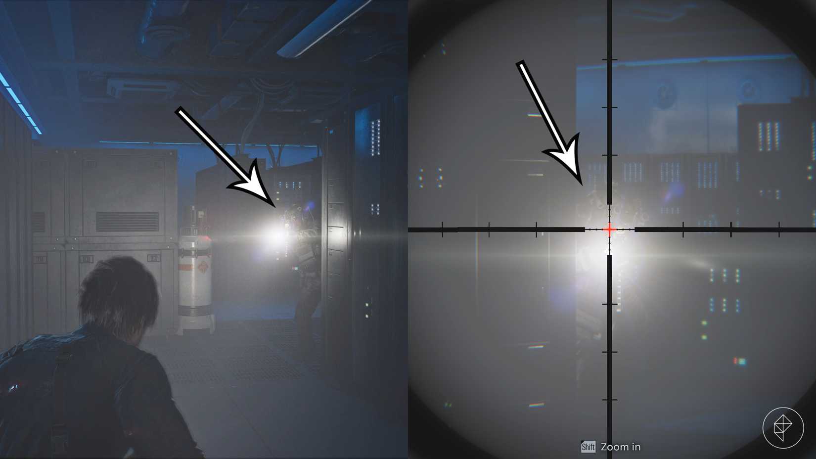 Leon fights the elite guards in Resident Evil Requiem.