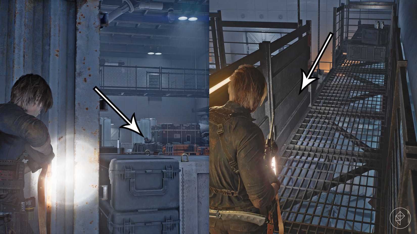 Leon snipes the elite guards in Resident Evil Requiem.