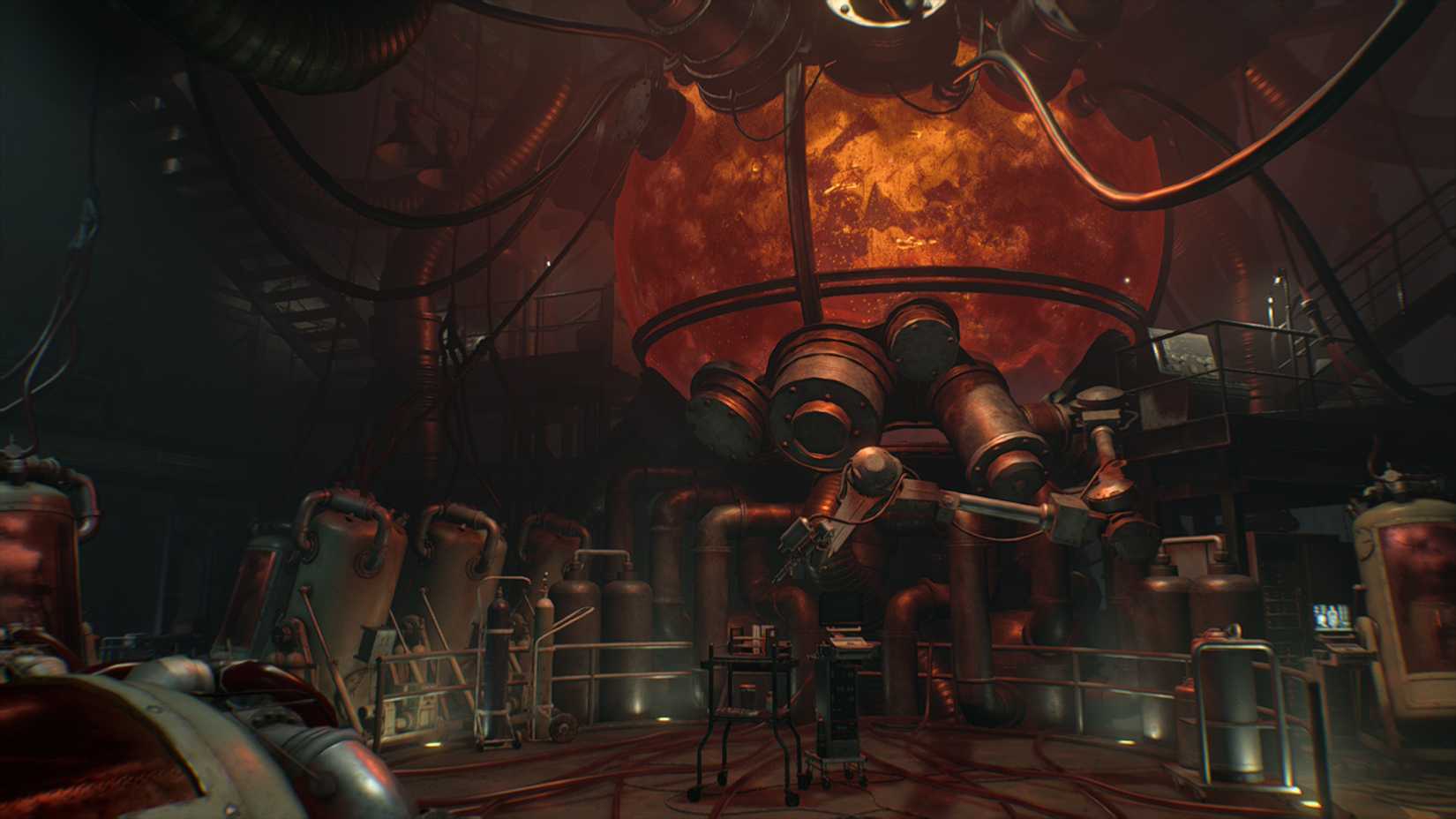 A vat of blood in Resident Evil Requiem