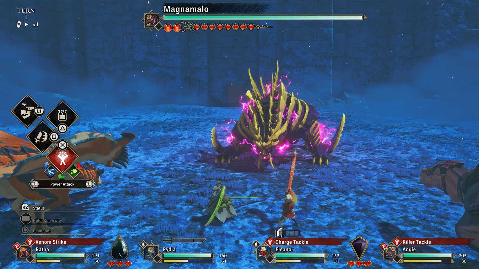  Twisted Reflection screenshot showing a fight against Manamalo