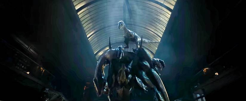  Blue defeats the Indoraptor