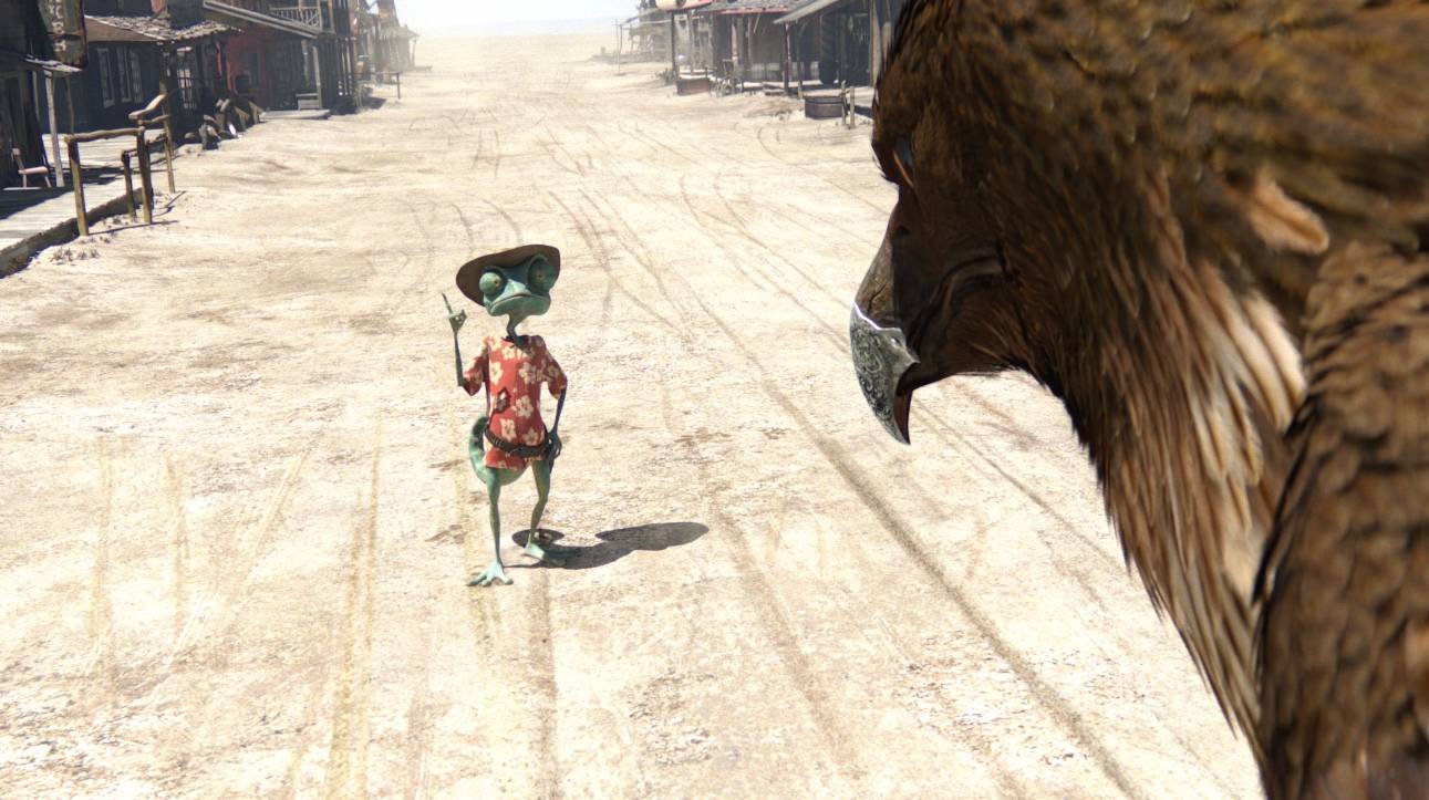 Rango confronts his fears in the desert