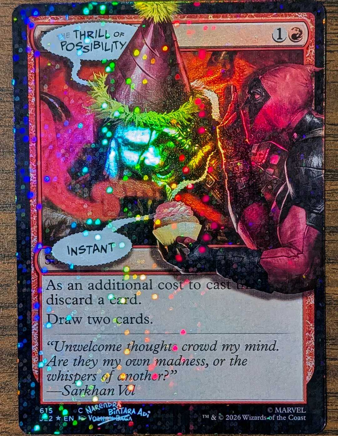 best cards for deadpool mtg Magic the Gathering Secret Lair x Marvel's (Foil) : Toys & Games you lose 3 life. Deadpool design, before Wizards officially