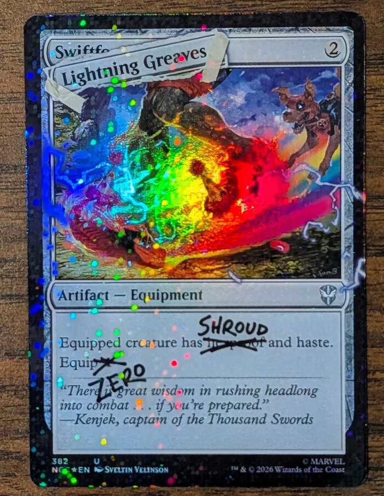 MTG Deadpool Secret Lair drop includes Sol Ring, Lightning Bolt, and more MTG Deadpool Secret Lair drop includes Sol Ring, Lightning Bolt, and more