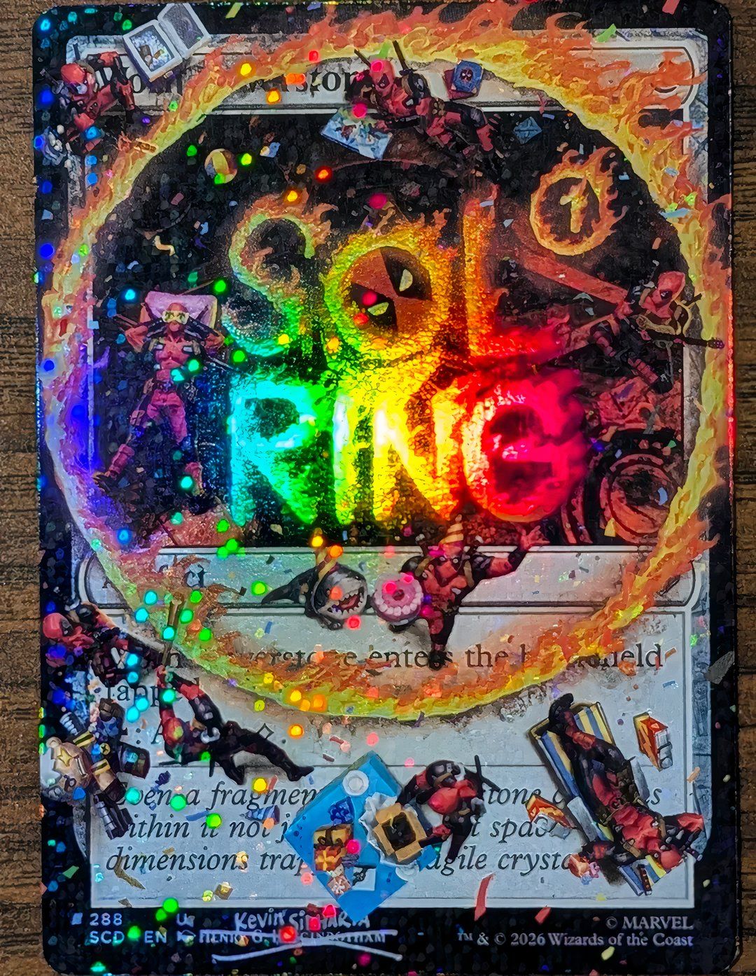 MTG Deadpool Secret Lair drop includes Sol Ring, Lightning Bolt