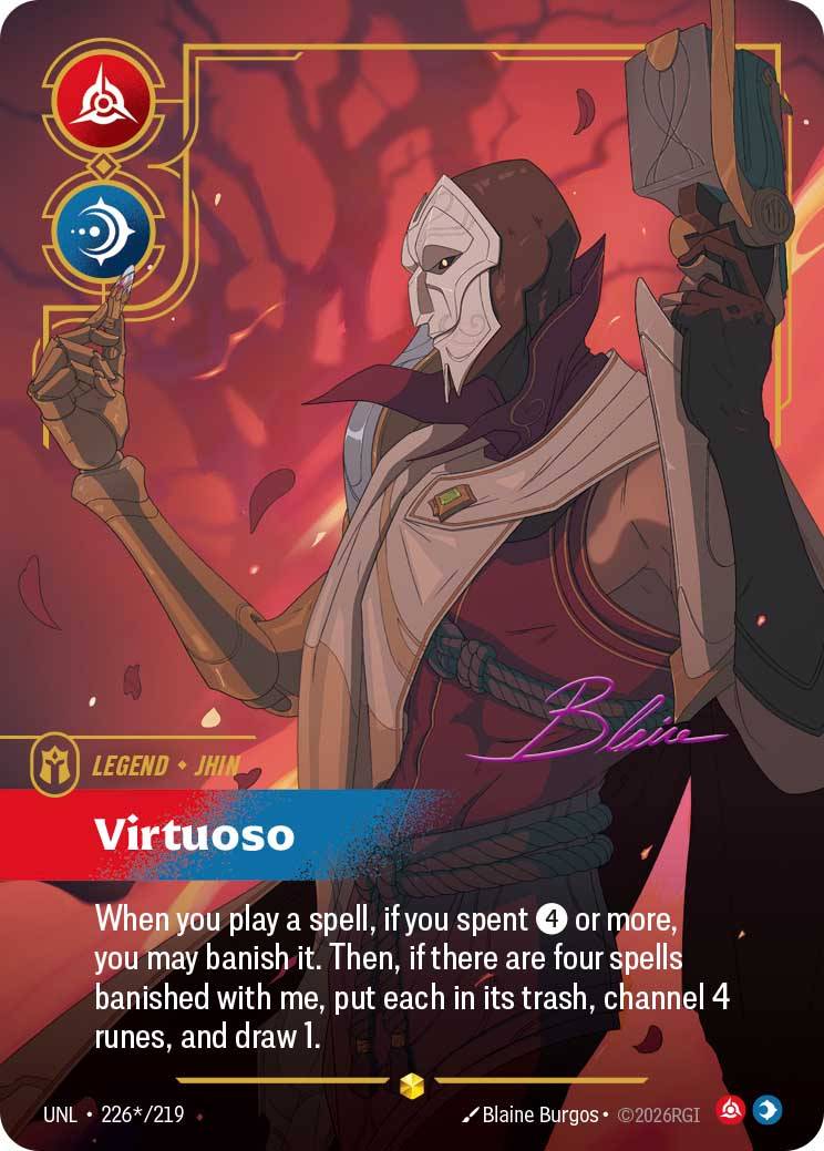 jhin virtuoso riftbound card