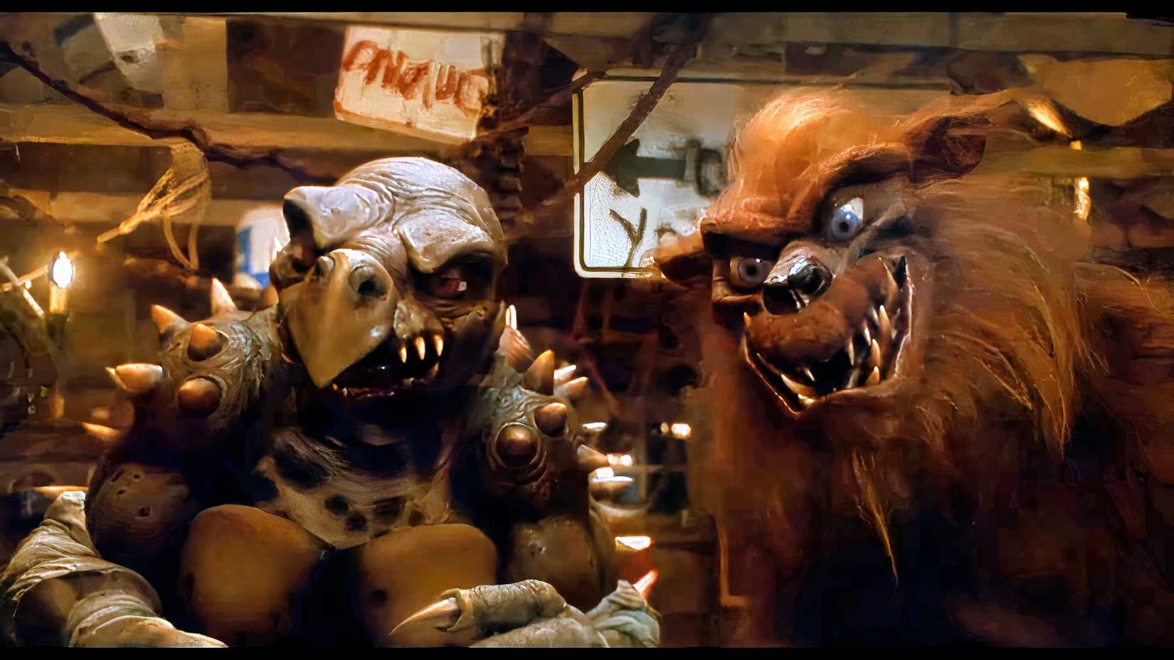 Tokka and Rahzar look at the Shredder