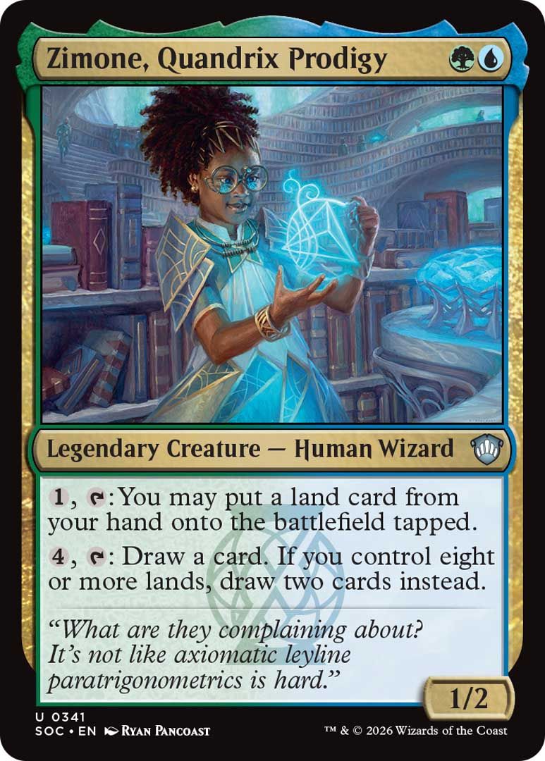 MTG Secrets of Strixhaven Quandrix Unlimited decklist, reprints