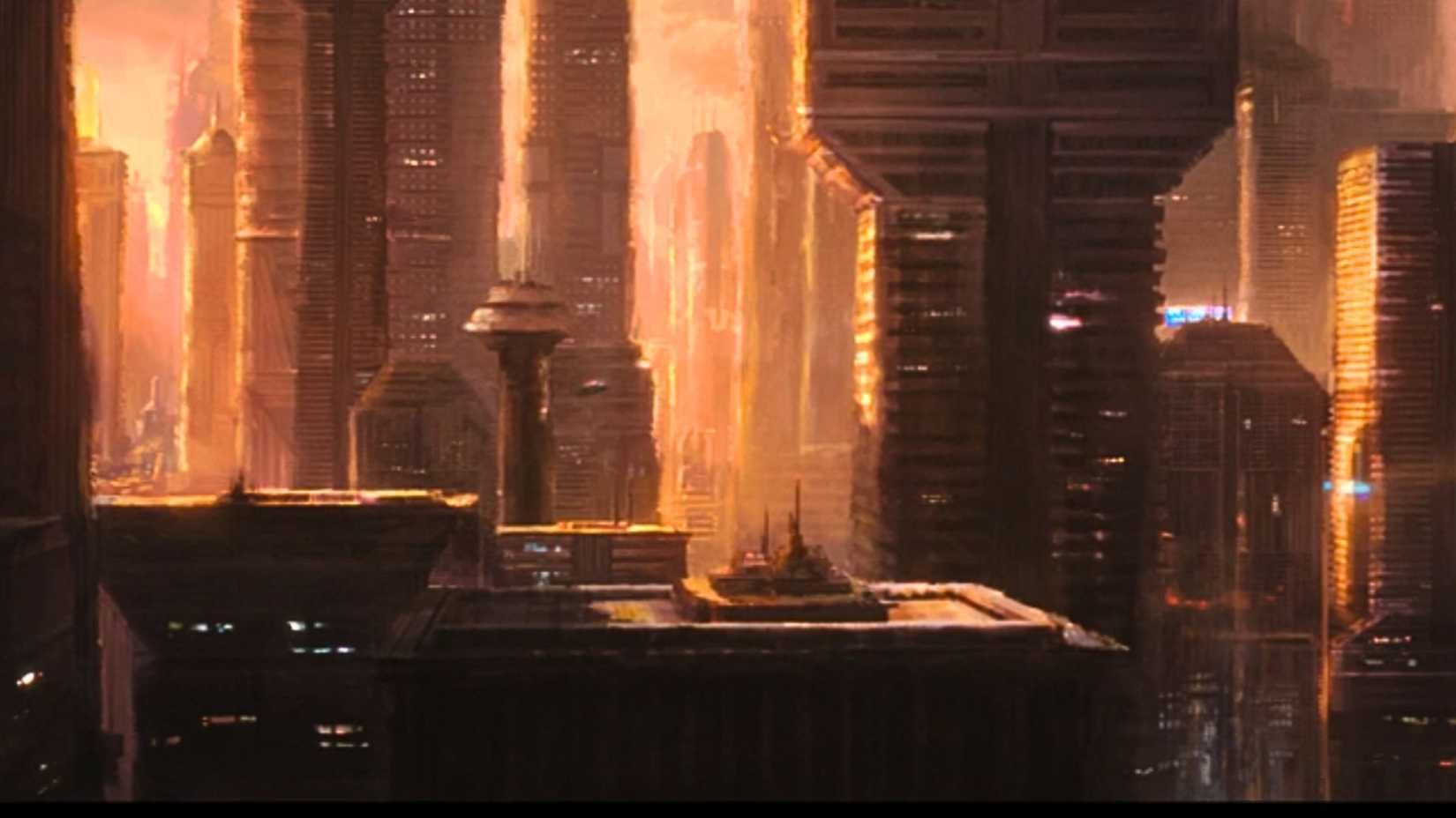 An image from Maul: Shadow Lord of the city Janix.