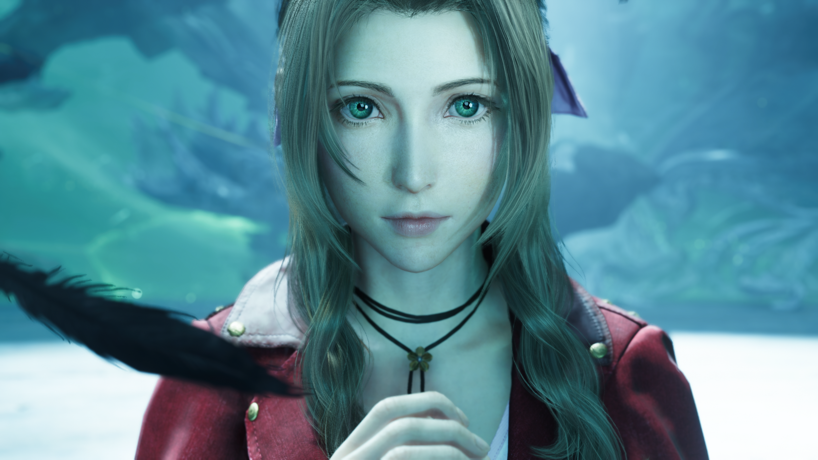 Aerith stares at the camera and knows she's going to die in FF7 Rebirth