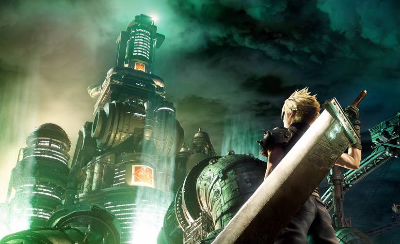 7 Reasons FF7 Is the Ultimate Video Game Fairy Tale 18 ff7 remake intergrade cloud and shinra building