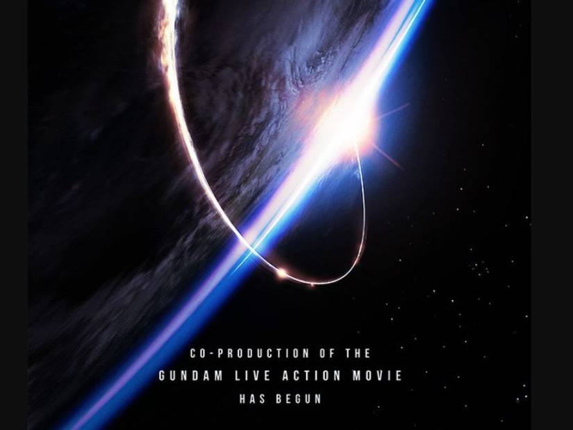 Poster for live-action Gundam movie in production at Netflix. 