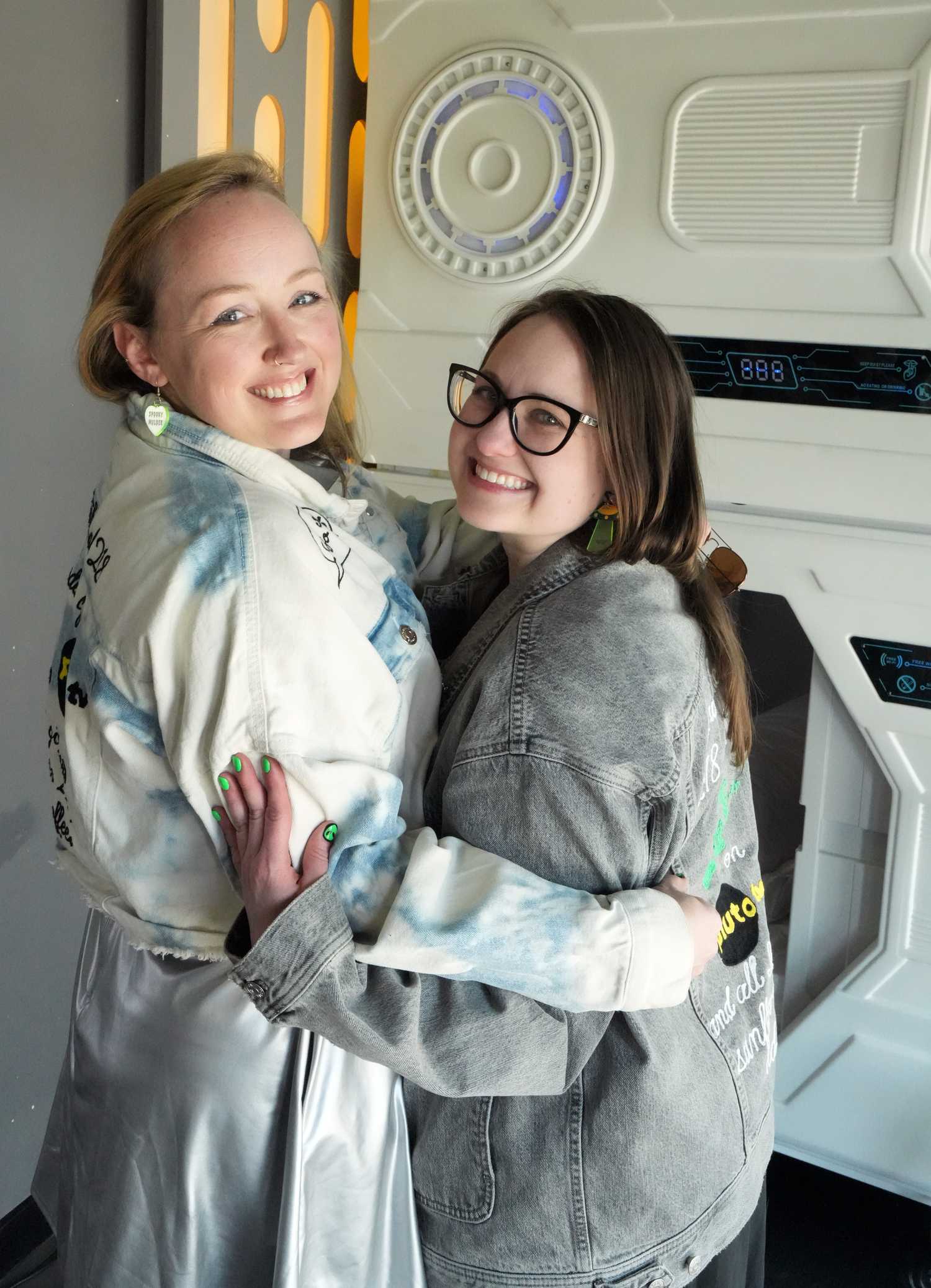 Molly and her friend Nicole.