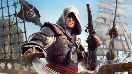 Key art of Edward Kenway from Assassin's Creed Black Flag Resynced