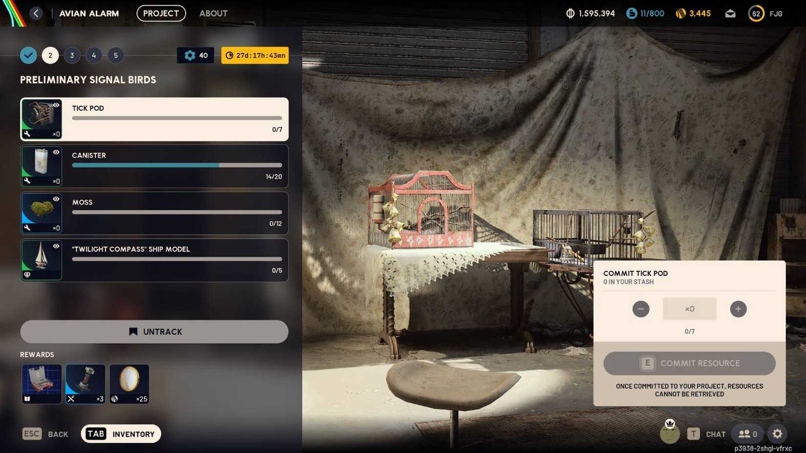 Step 2 of the Avian Alarm project in Arc Raiders.