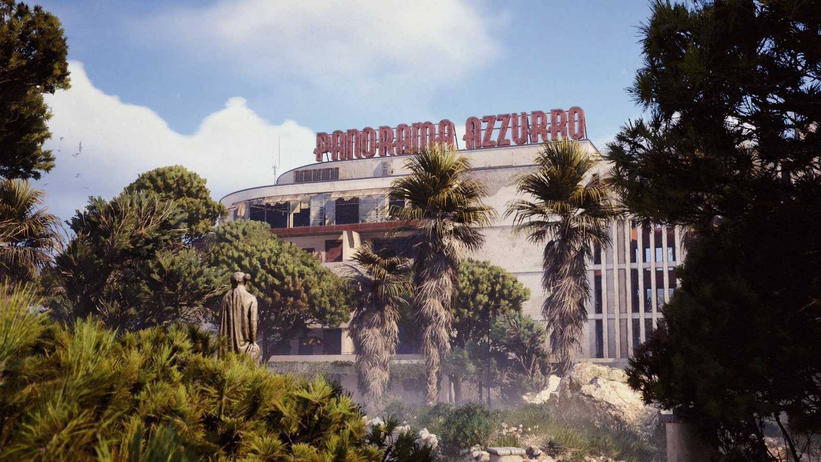 The Hotel Panorama Azzurro point of interest on the Arc Raiders Riven Tides map.