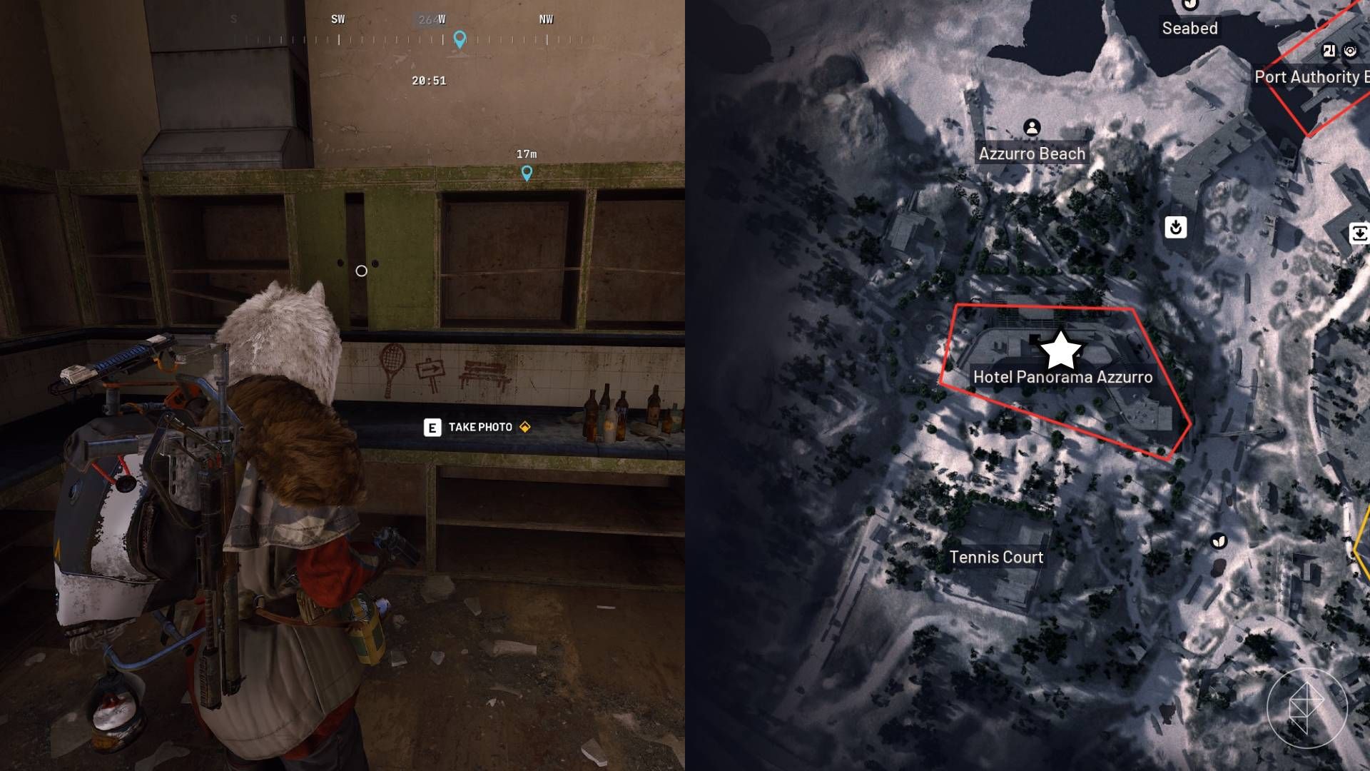 Player finding the restaurant clue in Arc Raiders
