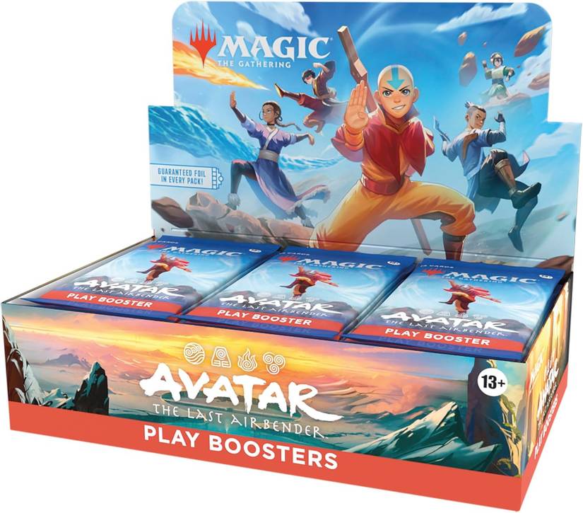 Avatar Booster box on a white background
