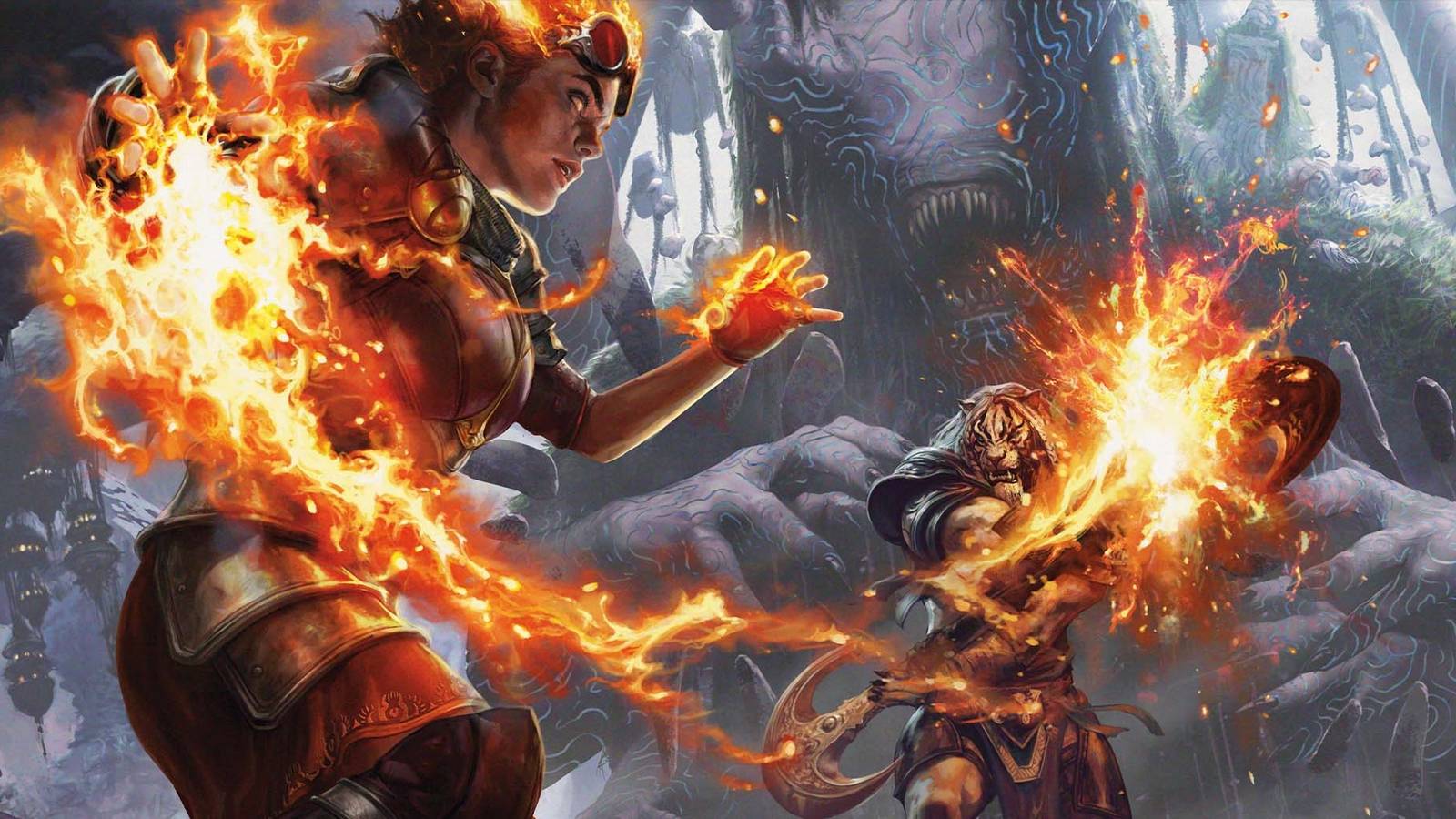 MTG Reality Fracture leaks hint at alternate versions of Chandra and Snapcaster Mage MTG Reality Fracture leaks hint at alternate versions of Chandra and Snapcaster Mage